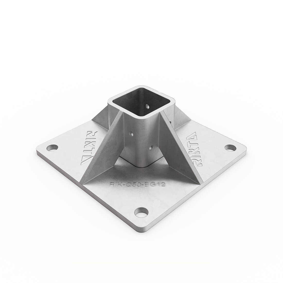 Q50-G12 Gusseted Base Plate