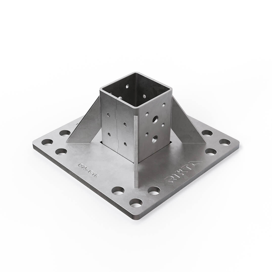Q75-G16 Gusseted Base Plate
