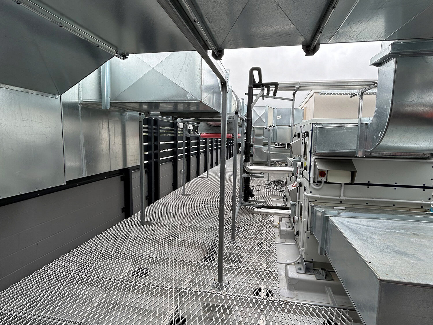 Modular Steel Framing Rooftop