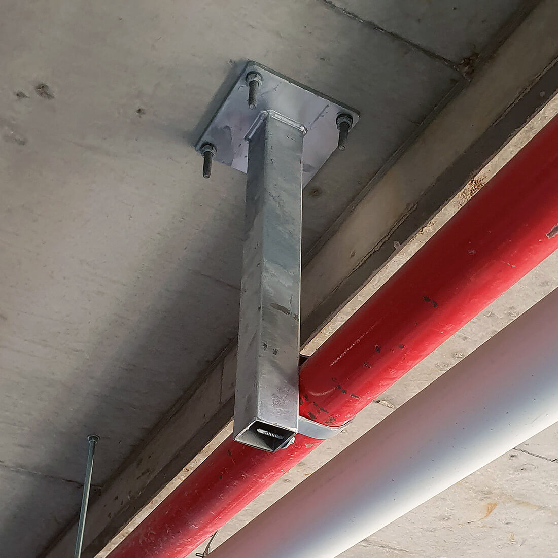Bollards in building construction