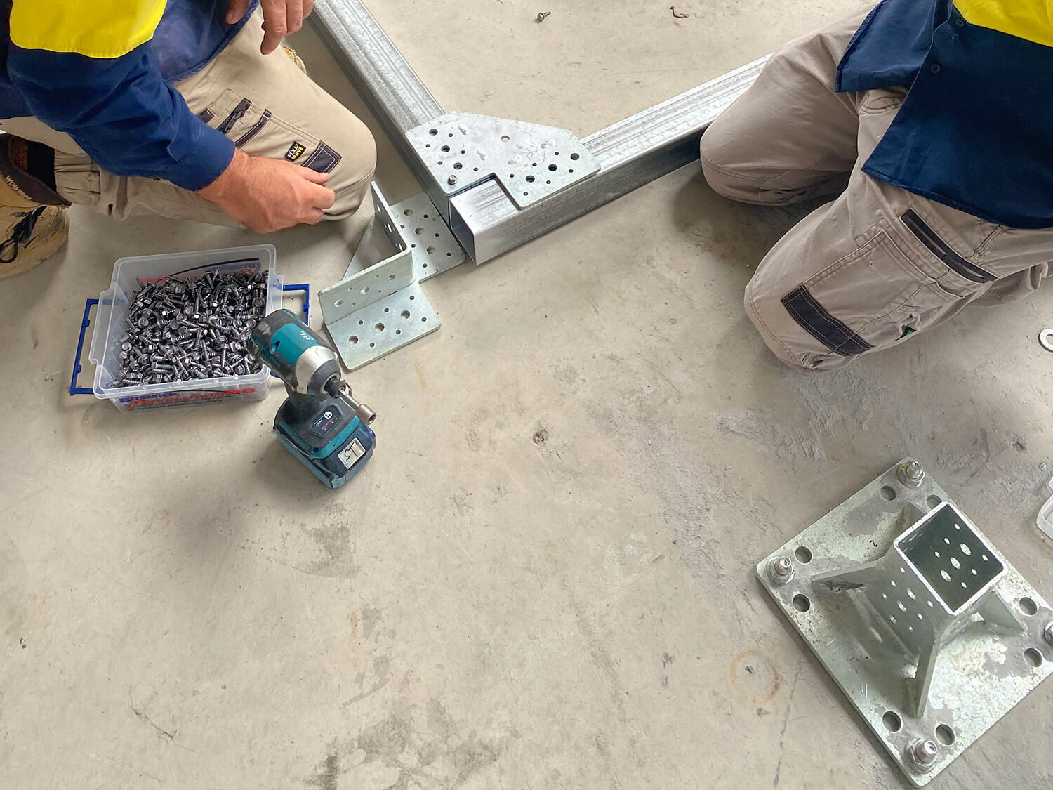 Modular Framing installation