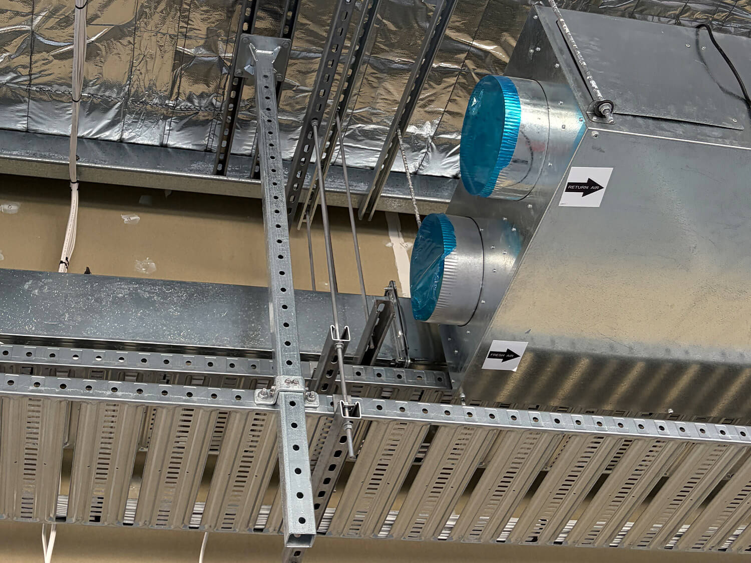 Perforated Bollards HVAC